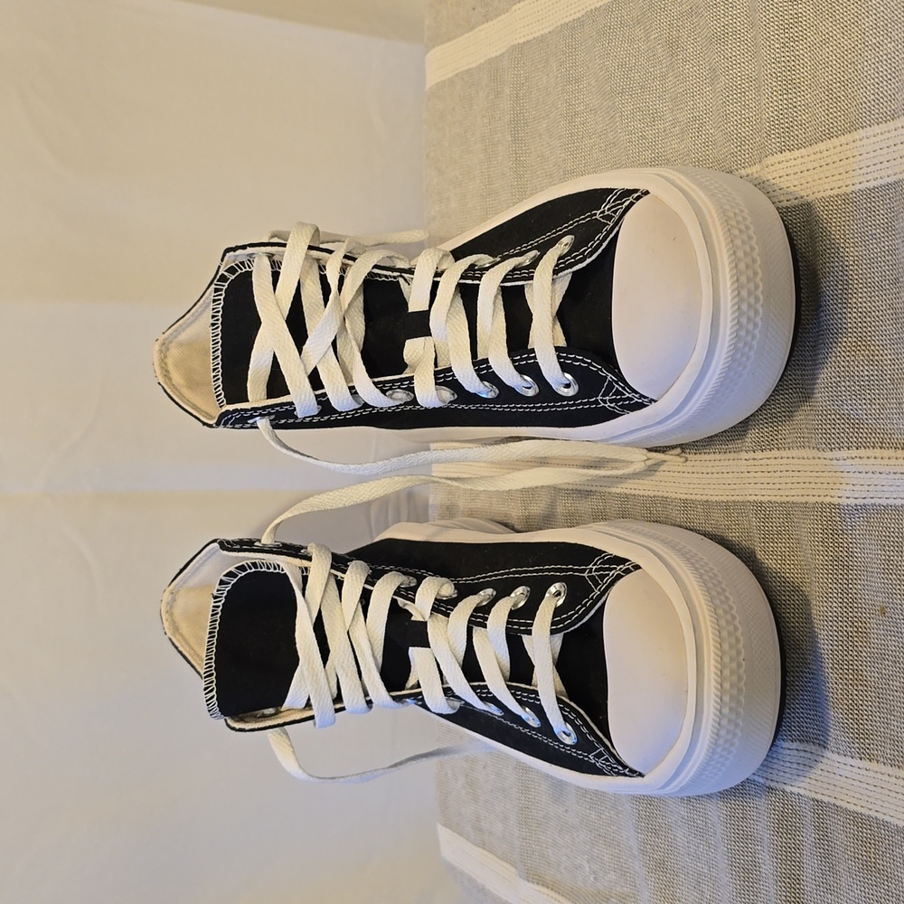 Converse Chuck Taylor All Star Move Hi-Top Black Platform W Size 8.5